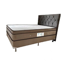 Colchão Terapêutico Molas Ensacadas Casal Suede Cafecomleite