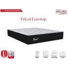Colchão Tricot Eurotop Viúva Molas Pocket Ensacadas 28x128x18