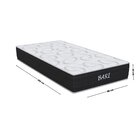 Colchão Twin (solteirão) De Espuma D45 Bari (malha) 24x96x203