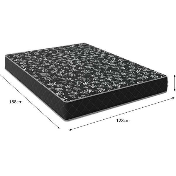 Colchão Viúva 128 Espuma D20 - Tampo Preto 12cm