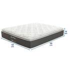 Colchão Viúva 128x188x30 Safira Prorelax Molas Ensacadas Pill