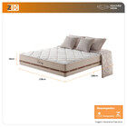 Colchão Viúva Bahamas Molas Superlastic 128x188x26cm