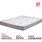 Colchão Viúva Espuma D28 Selada  Bf Colchões 128x188x14cm