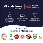 Colchão Viúva Espuma D28 Selada  Bf Colchões 128x188x14cm