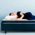 Colchão Viúva Guldi Duplo D28 (12x128x188) Branco E Azul