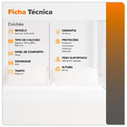 Colchão Viúva Hanover Orthopedic Espuma D33 128x188x24cm Zidi