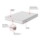 Colchão Viúva Howie Espuma D28 (17x128x188) Branco