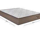 Colchão Viuva Molas Ensacadas 128x188cm Torino Ibrido Orthofl