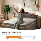 Colchão Viúva Molas Ensacadas Zidi Miami 128x188x22cm