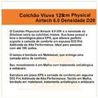 Colchão Viúva Ortobom Airtech 6.0 Espuma D28 128x188x18 Marro