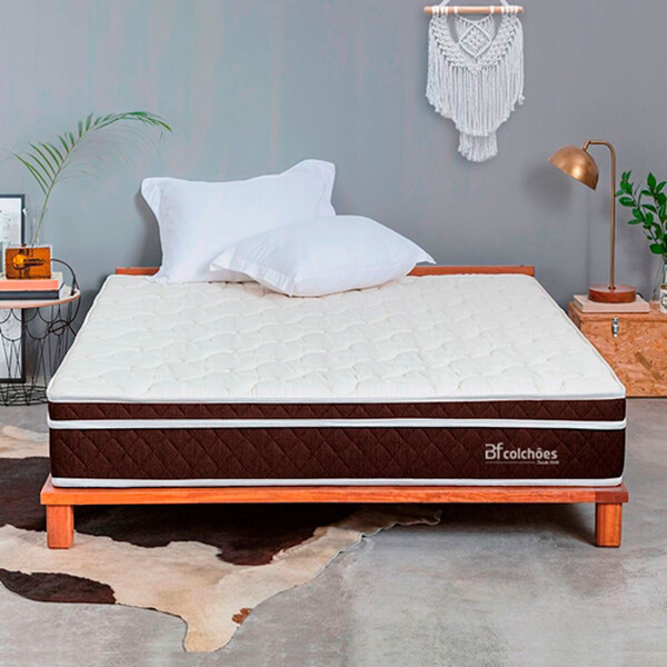 Colchão Viúva Pillow Top Mola Ensacada E Espuma Selada Confor