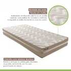 Colchão Viúva Unique Anatômico D28 25x128x188cm Paropas By Ec