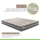 Colchão Viúva Unique D45 Plus Duoface 18x128x188cm Paropas By