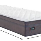 Colchão Viúvo(a) Molas Bonnel 96x203x26cm Otawa Mannes Branco