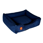 Colchonete Cama Pet G 70x60 Azul Marinho Enchimento Removível