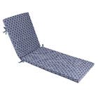 Colchonete Espreguiçadeira Acqua Geometrico 190x62cm Azul
