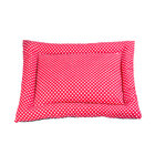 Colchonete Grande Pet 90cm X 70cm Impermeável Vermelho Poá Co