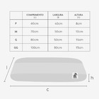 Colchonete Para Cachorro Mabuu - Chevron Rosa - P