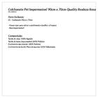 Colchonete Pet Azul Para Cachorro Impermeável Coroa 90cm X 70