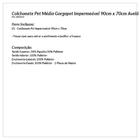 Colchonete Pet Médio Gorgopet Impermeável 90cm X 70cm Avelã