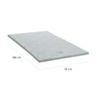 Colchonete Psysical Espuma D20 4x78x188 Azul