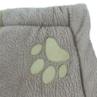 Colchonete Tapete Pet Soft Quadrado Patinhas Variação: Avelã