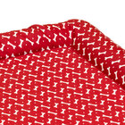 Colchonete Vermelho Enorme Pet Estampada Vermelho Grande Com