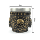 Coleção Copo De Shot Em Aço Inox E Resina Diversos Modelos Ca