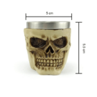 Coleção Copo De Shot Em Aço Inox E Resina Diversos Modelos Ca