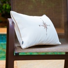 Coleção Náutica - Almofada Bússola Retangular Tipo:somente Ca