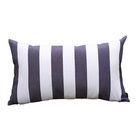 Coleção Náutica - Almofada Listras Azul Marinho Retangular Ti