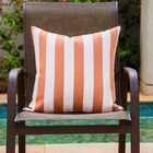 Coleção Náutica - Almofada Listras Cobre Quadrada Tipo:soment