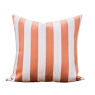 Coleção Náutica - Almofada Listras Cobre Quadrada Tipo:soment