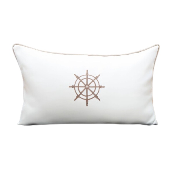 Coleção Náutica - Almofada Timão Retangular Tipo:somente Capa