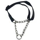 Coleira 1.5cm Guia Elo Torcido Corrente Enforcador Ajustavel