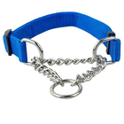 Coleira 2.5cm Guia Elo Torcido Corrente Ajustavel Cachorro Pe