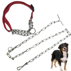 Coleira Ajustavel Cachorro Dog Cao Guia Passeio Semi Enforcad