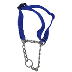 Coleira Ajustavel Guia 1.5cm Aço Elo Torcido Caes Cachorro Pe