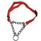 Coleira Ajustavel Guia 2.5cm Elo Torcido Enforcador Corrente