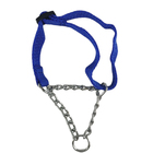 Coleira Ajustavel Semi Enforcador Resistente Kit Guia Corrent