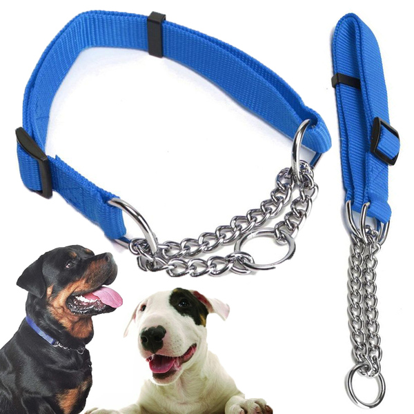 Coleira Cachorro Ajustavel Nylon Elo Torcido 2.0cm Pet Cao An