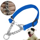 Coleira Cachorro Guia Semi Enforcadora Corrente Ajustavel 2.0
