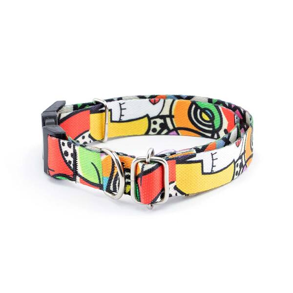 Coleira Cachorro Smooty Pet Abstrata M