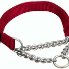 Coleira Cachorros Caes Guia Ajustavel Corrente Semi Enforcado