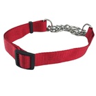 Coleira Cachorros Caes Guia Ajustavel Corrente Semi Enforcado