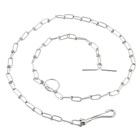 Coleira Cao Cachorro Ajustavel Semi Enforcadora Corrente Aço