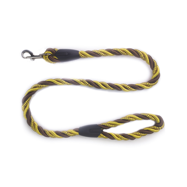 Coleira Corda De Nylon Guia Trançada Cachorro Pequeno Medio P