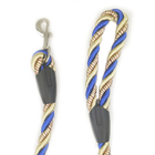 Coleira Corda De Nylon Trançada Cachorro Grande Guia Medio Po