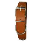 Coleira De Cachorro Com Sino Grande Em Couro Sintético Marrom