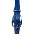 Coleira De Cachorro Com Sino Pequeno Em Couro Sintético Azul